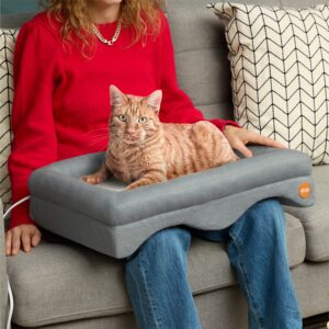 K&H Thermo Pet Pillow Indoor Heated Cat Lap Bed