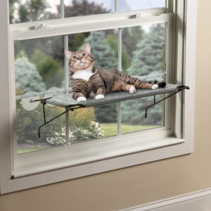 K&H EZ Mount Cat Window Perch Kitty Sill Window Bed