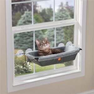 K&H EZ Mount Window Hammock Cat Perch Kitty Sill Window Bed