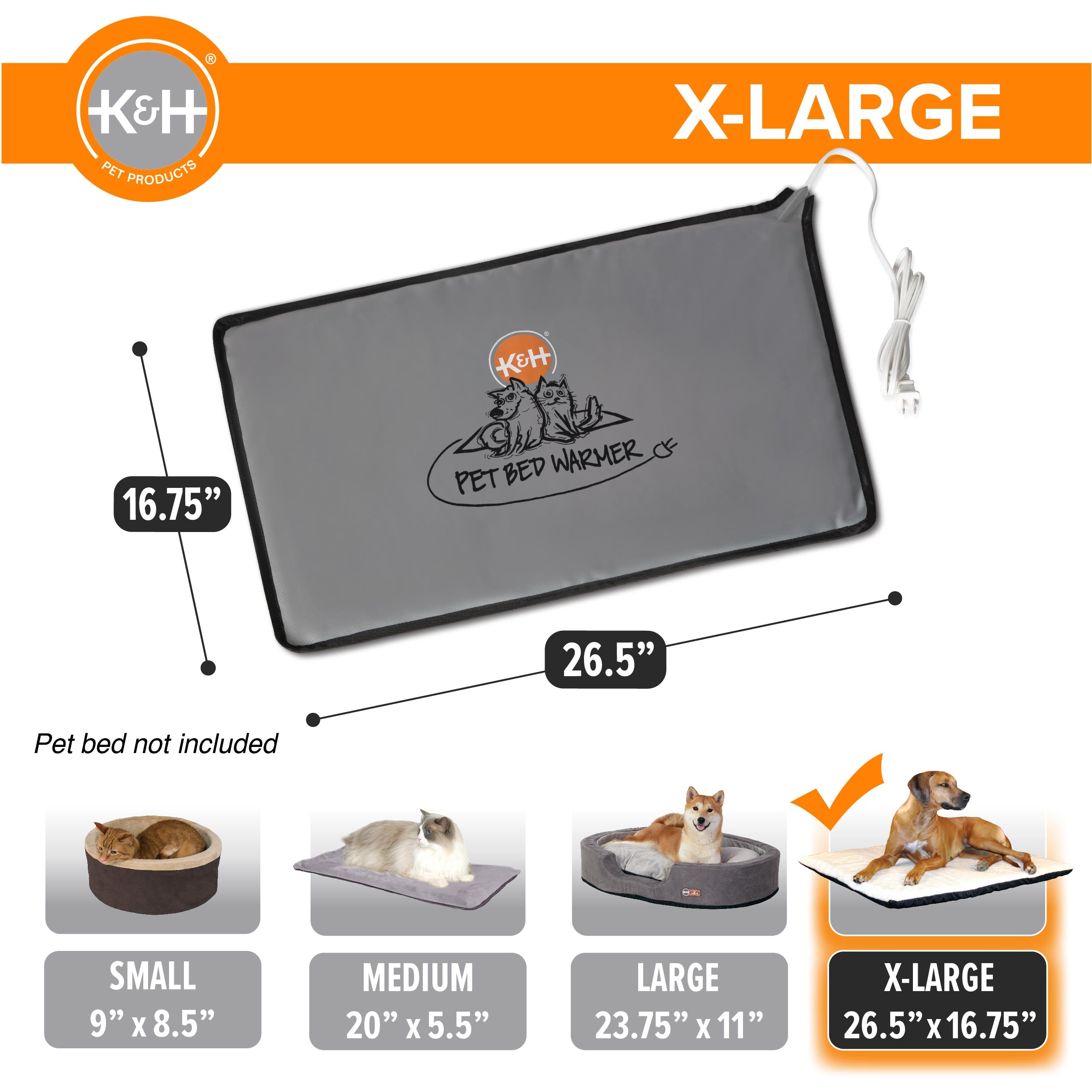 K&H Pet Bed Warmer - Gray - Image 9