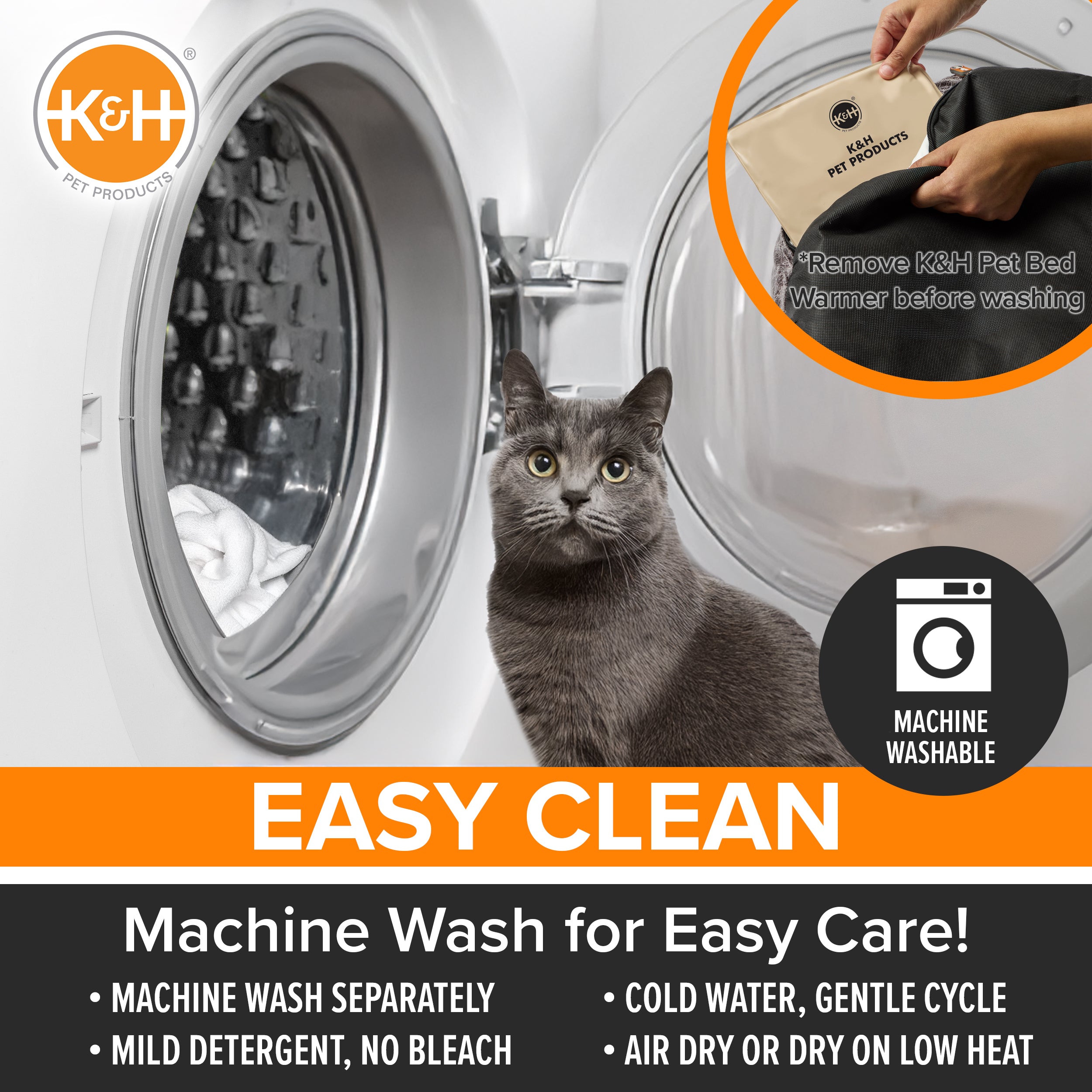 K&H Thermo-Snuggle Cup Heated Cat Bed - Image 7