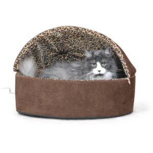 K&H Thermo-Kitty Bed Deluxe Hooded